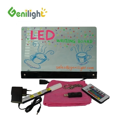 Tableau de marquage LED fluorescent illuminé en couleur entière avec angle de vue réglable H/V