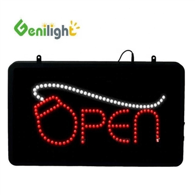 56*33cm Taille du panneau RVB Genilight Indoor LED Open Light Sign for Internet Access Boutique