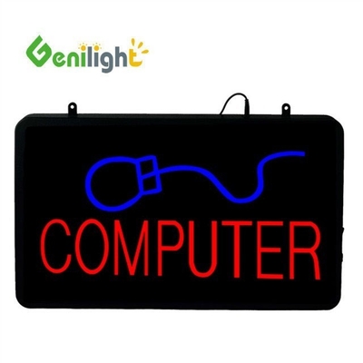 56*33cm Taille du panneau RVB Genilight Indoor LED Open Light Sign for Internet Access Boutique