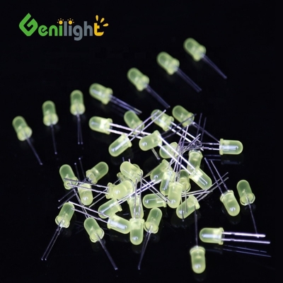 Diodes clignotantes à bougie jaune de 5 mm avec lumière LED clignotante lumineuse