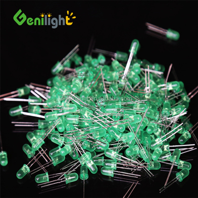 5 mm Diode ronde Genilight 8 mm F8 LED Components électroniques transparents standard