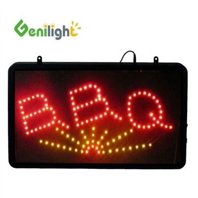 Certificat d'alimentation ABS Open-Mold BURGERS KEBABS LED Sign pour taille et couleur personnalisées