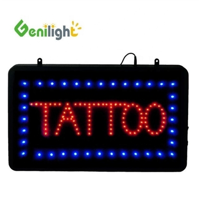 Panneau d'ouverture au néon LED avec une forme rectangulaire de conception et un matériau en résine époxy