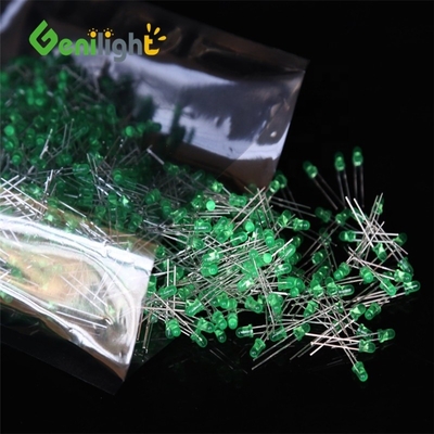 Diode électroluminescente à LED fixe GREEN F3 Diodes à LED avec tension inverse maximale de 5 V