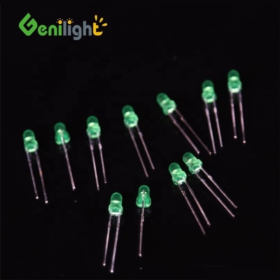 Diode électroluminescente à LED de 3 mm verte pour des performances stables et constantes