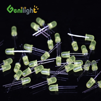 5 mm de lumière de bougie jaune diodes clignotantes lumière LED brillante avec max. courant inverse 50uA