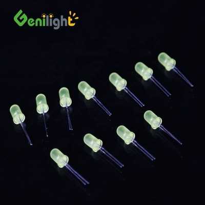 5 mm de lumière de bougie jaune diodes clignotantes lumière LED brillante avec max. courant inverse 50uA