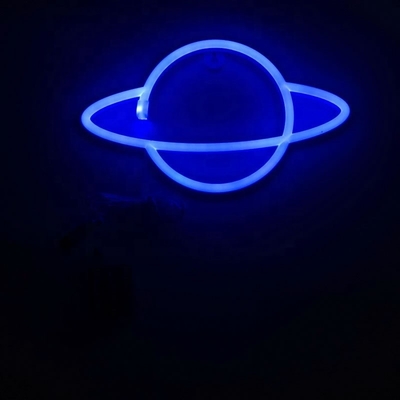 Lumières au néon bleu Panneaux muraux décoratifs pour les fournitures de fête Salle Art 1 Consommation d'énergie