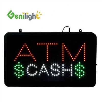 Genilight 22 * 13 pouces Super luminosité LED vérifier lettre encaissée néon signe ouvert pour l' intérieur