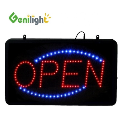 Indicateur d'ouverture LED personnalisé en néon extérieur avec matériau ABS et fonction de changement de 3 types