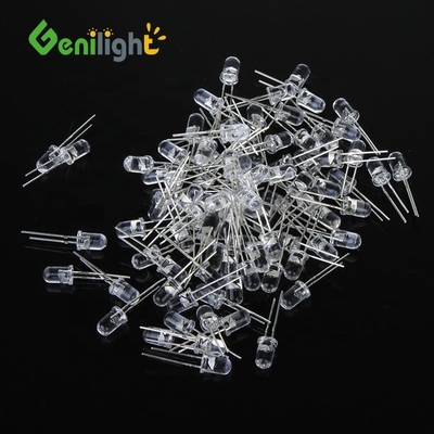 Puissance maximale aucune F5 5MM ampoule LED émettant une diode Colonne d'espacement bleue jaune