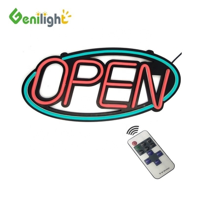 Genilight 48*25cm Indoor utilisé Neon Sign Light Décoration de fenêtre de mur 10 Type de fonction de changement