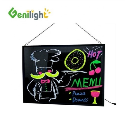 Rectangle de type 60*40cm Panneau acrylique RGB Magic LED Sign Writing avec capacité anti-vent