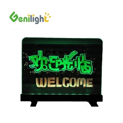 Rectangle de type 60*40cm Panneau acrylique RGB Magic LED Sign Writing avec capacité anti-vent
