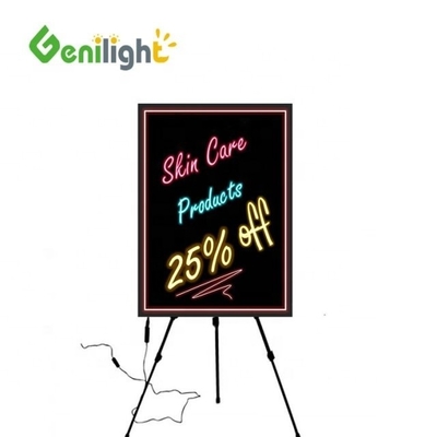 Rectangle de type 60*40cm Panneau acrylique RGB Magic LED Sign Writing avec capacité anti-vent