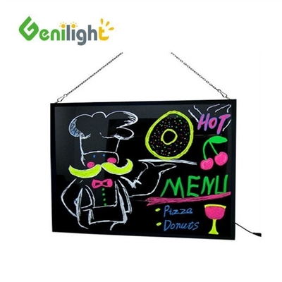 Tableau d'écriture à LED ultra-mince par Genilight avec 12 types de clignotants