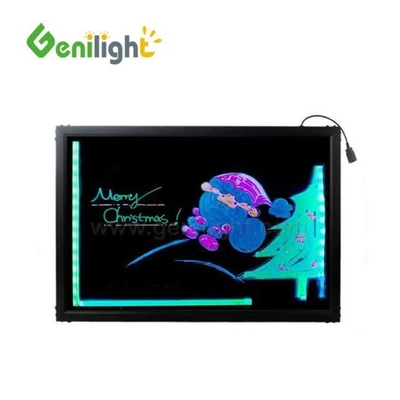 Tableau d'écriture à LED ultra-mince par Genilight avec 12 types de clignotants