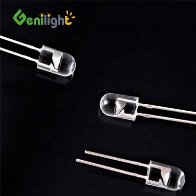 F3 3MM 2-Pin Highlight ampoule LED émettant des diodes rouge/vert CC -40-60 Capacité Vr
