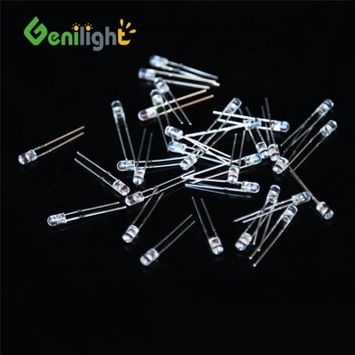 F3 3MM 2-Pin Highlight ampoule LED émettant des diodes rouge/vert CC -40-60 Capacité Vr
