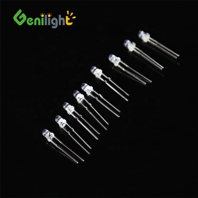 F3 3MM 2-Pin Highlight ampoule LED émettant des diodes rouge/vert CC -40-60 Capacité Vr