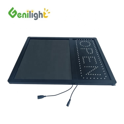 Rectangle LED Open Sign Neon Glow Signes pour vitrine de magasin Signe Led Led Tableau d'écriture personnalisé Durable