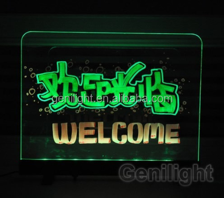 Tableau d'écriture magnétique à bande LED RGB SMD5050 personnalisable pour la publicité interactive