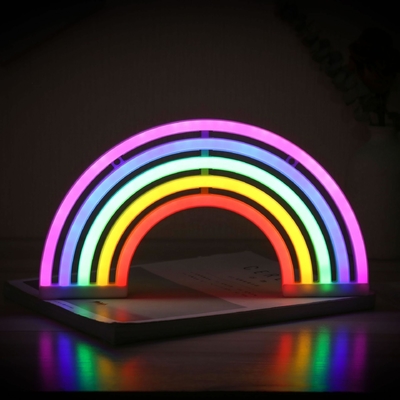 Ensemble de salles de fête panneaux au néon LED panneau acrylique avec lumières LED RVB personnalisé et USB
