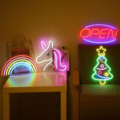 Ensemble de salles de fête panneaux au néon LED panneau acrylique avec lumières LED RVB personnalisé et USB