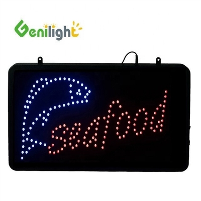 Lettre personnalisée SUSHI poisson Signal au néon LED pour le rectangle Certificat de puissance CE ROHS et plus
