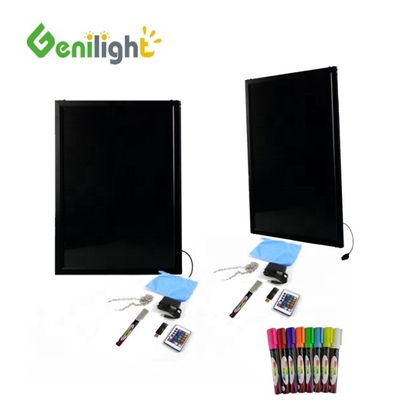 Tableau d'écriture LED multicolore intérieur avec mode d'affichage annulable à commande à distance