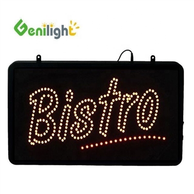 Indicateur de néon LED personnalisé de 22*13 pouces pour magasin déverrouillé