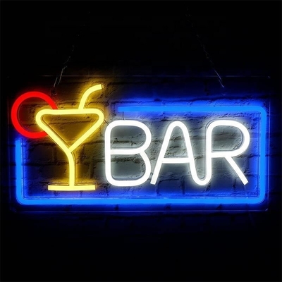 Lumière au néon LED atténuée pour la décoration murale du bar à domicile