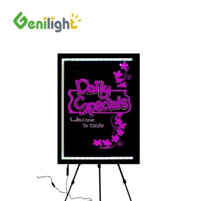 Commande à distance Multi couleur Super luminosité LED tableau noir d'écriture à la main avec 3 vitesses de flash