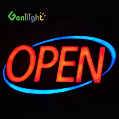 Obtenez votre entreprise vue à tout moment Ultra lumineux grand LED néon signe ouvert avec télécommande