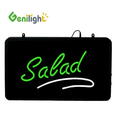 L'affichage LED acrylique ouverte 56*33cm CE RoHS éclairé SUSHI