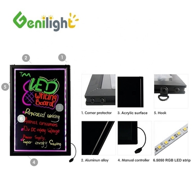 Excellente capacité anti-vent Rectangle type VIP 13 ans Acrylique RGB Magic LED tableau de bord
