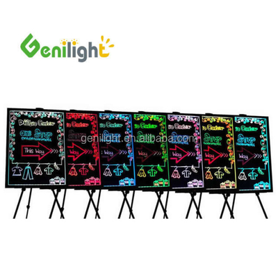 Découvrez l'avenir de l'écriture avec un tableau d'écriture LED éteignable éclairé
