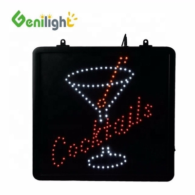 Obtenez vos propres cocktails personnalisés et panneau lumineux au néon de perroquet avec la taille de l'écran 53 * 45 cm