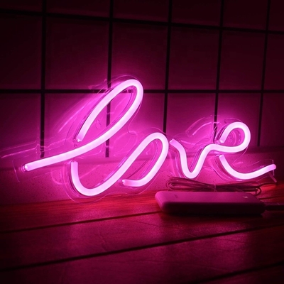 50000 heures de durée de vie Business Neon Sign Large LED Love Light pour une conception personnalisée