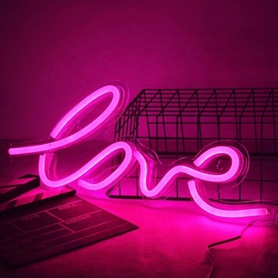 50000 heures de durée de vie Business Neon Sign Large LED Love Light pour une conception personnalisée