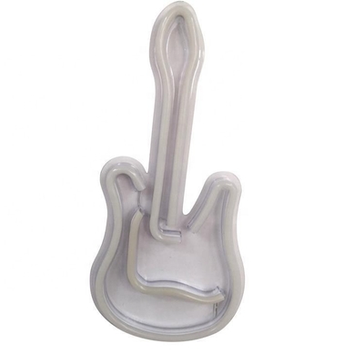 Énergé Dimmable On / Off Switch 3D Guitar Neon Sign pour le studio de musique Design personnalisé