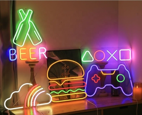 5V Voltage personnalisé Jeu panneaux au néon pour la maison Bar Man Cave Golf Pub Décor