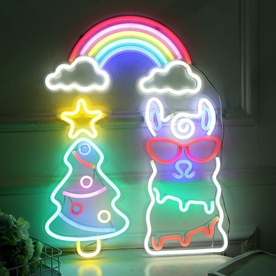1 Consommation d'énergie personnalisé nuage LED néon lumière murale lumière pour chambre et chambre des enfants