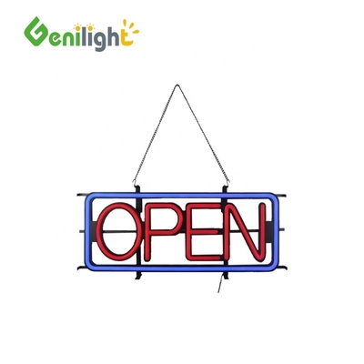 Lumière publicitaire flasher personnalisée certifiée CE pour 110-240V LED Signal ouvert inclus