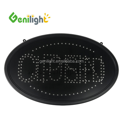 Éclairage LED lumineux ouvert et fermé