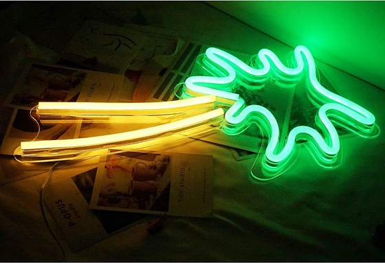 Grand panneau de néon d'arbre de noix de coco Led Flex Neon Light USB alimenté lumière de nuit pour chambre pour enfants Voltage 5V