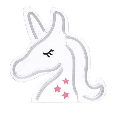 Consommation électrique 1 Unicorn Neon Lights LED Sign Parfait pour les amoureux des animaux et les joueurs
