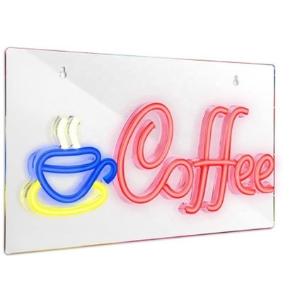 Lampe de nuit de verre acrylique Art décor de mur NéonOuvre 50000 heures Durée de vie 5V Voltage