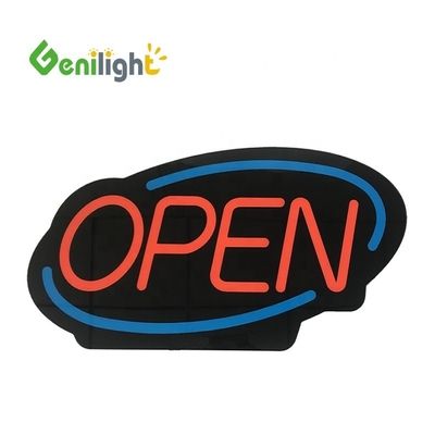 Signal ouvert au néon à LED de 60*30 cm avec chaîne suspendue