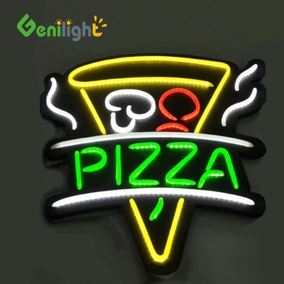 Indicateur de la pizza à LED avec logo personnalisé et longue durée de vie